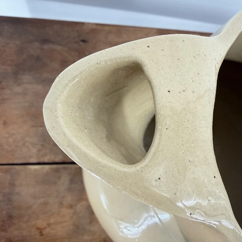 VTG Watt Pottery Apple Pitcher #17 Large 64oz Ice Lip Oven Ware USA - No Crazing